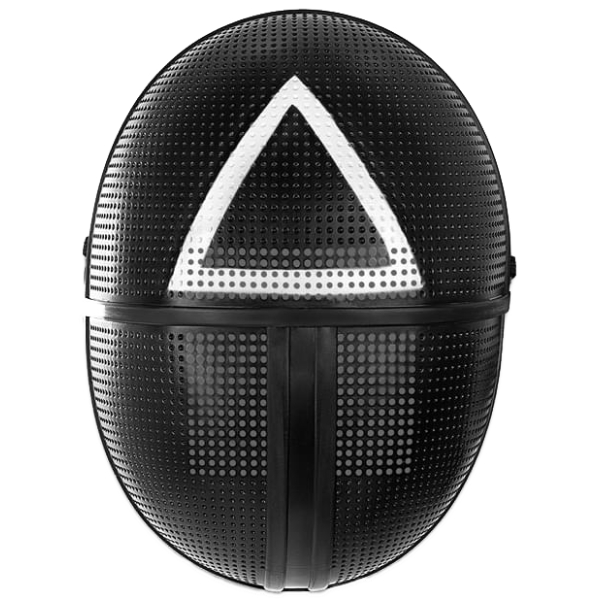 MASCARA Juego del  Calamar, PLASTICO