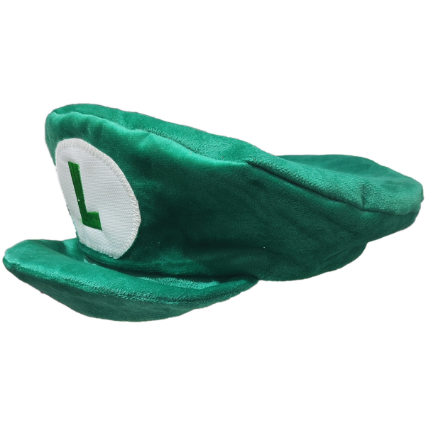 gorro Luigi, disfraz Luigi, accesorio Luigi, gorro videojuegos, disfraz Nintendo.
