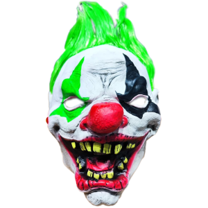 MASCARA PAYASO DIENTES AMARILLOS ESTILO TWISTED METAL, LATEX